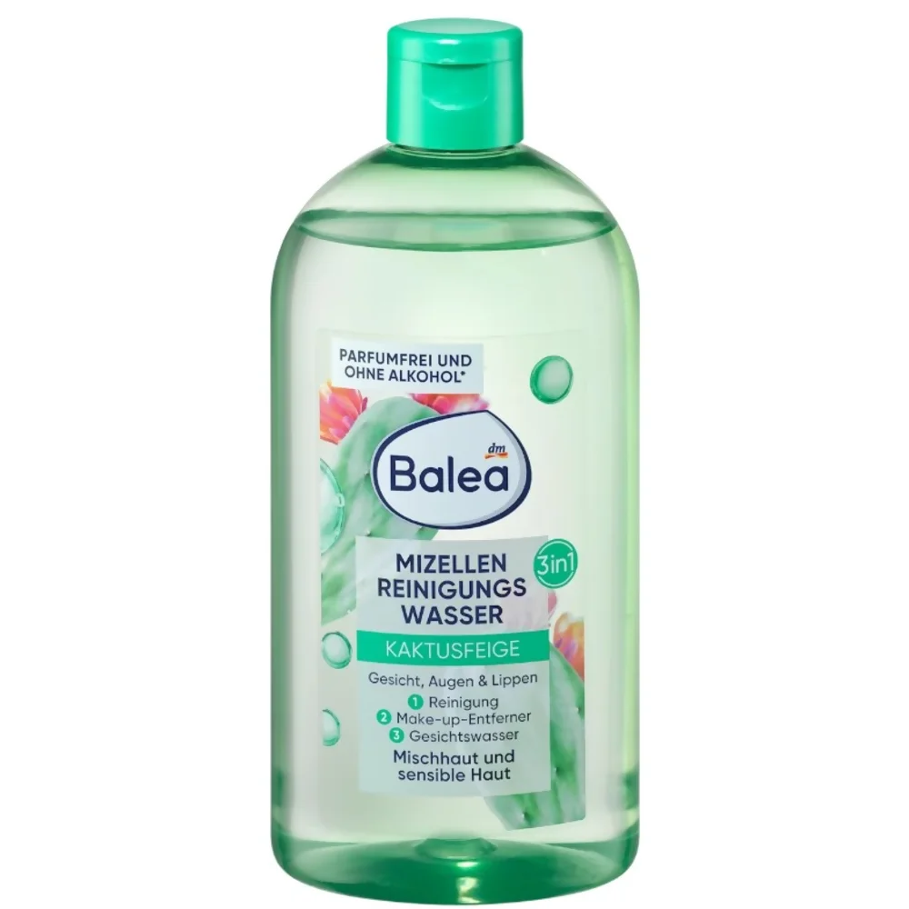 Мицеллярная вода для лица глаз и губ Balea Micellar 3 в 1 200 мл