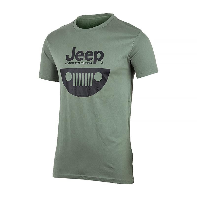 Футболка мужская JEEP T-SHIRT JEEP&GRILLE 2XL Хаки (O102584-E850 2XL)