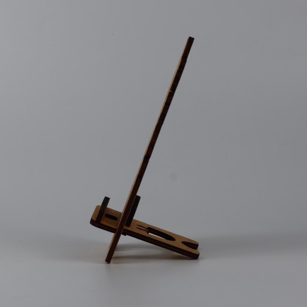 Підставка-тримач для телефону з дерева 20 (03020013) - фото 5 Підставка-тримач для телефону з дерева 20 (03020013) - фото 5