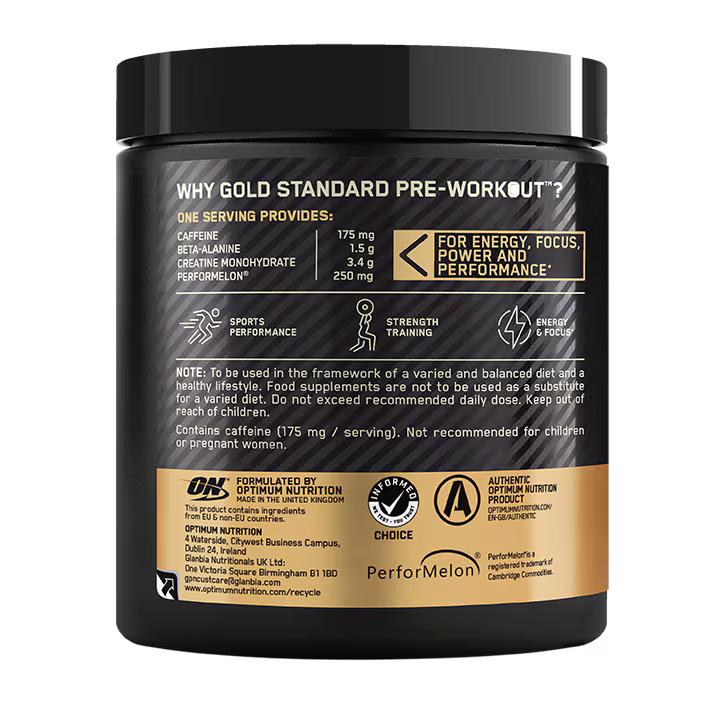 Передтренувальний комплекс Optimum Nutrition Pre Workout Blue Raspberry 330 г - фото 2