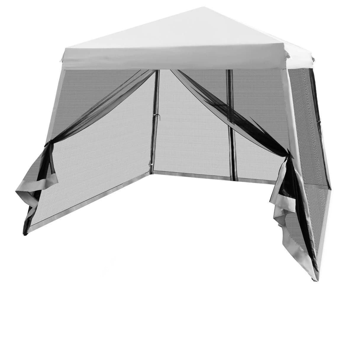Беседка садовая 300x300x237-255 см см Серый (COSTWAY-00203)
