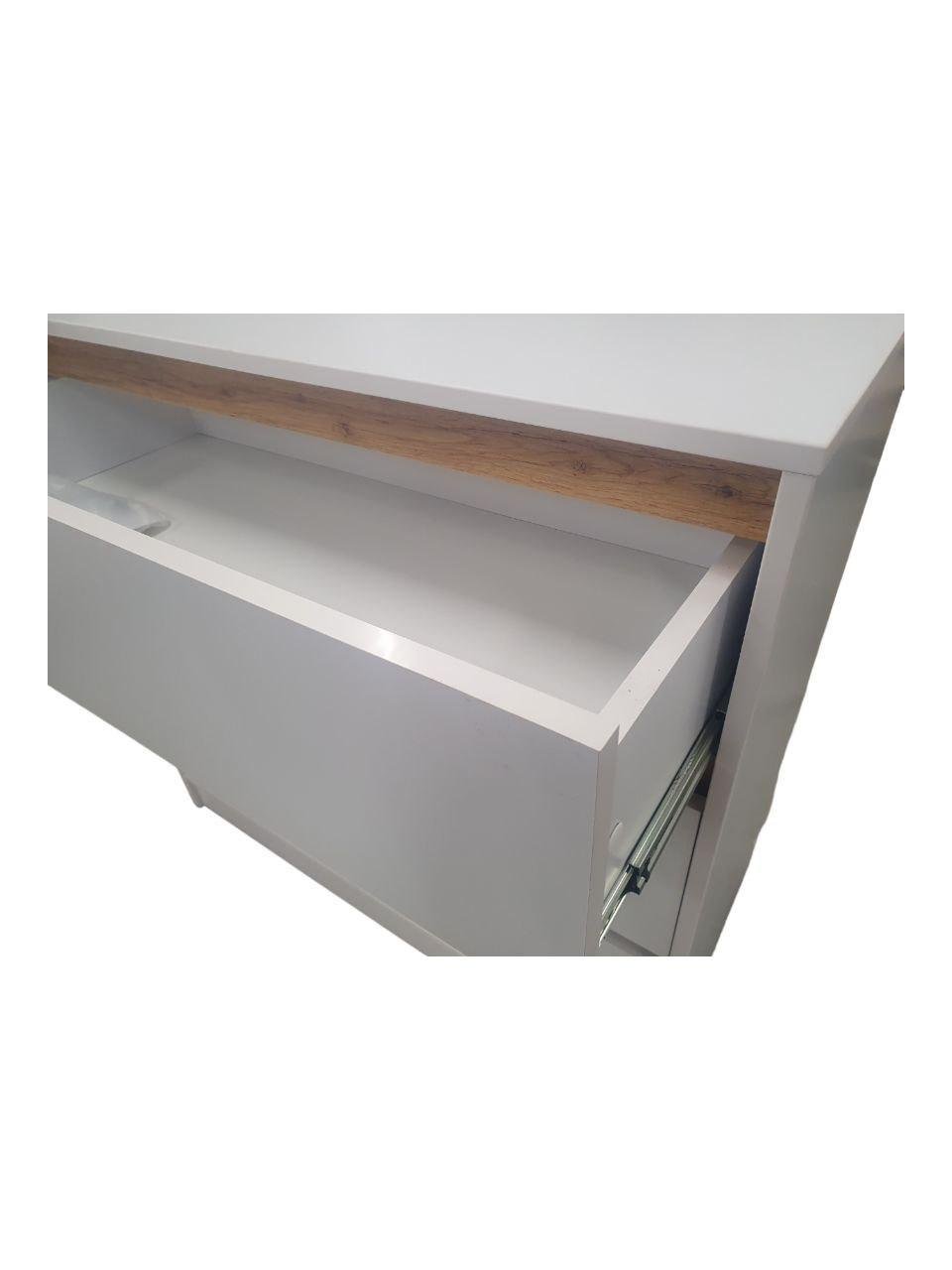 Комод Bergamo 1 в спальню на 3 шухляди Німфея альба/Дуб аппалачі (21137572) - фото 4