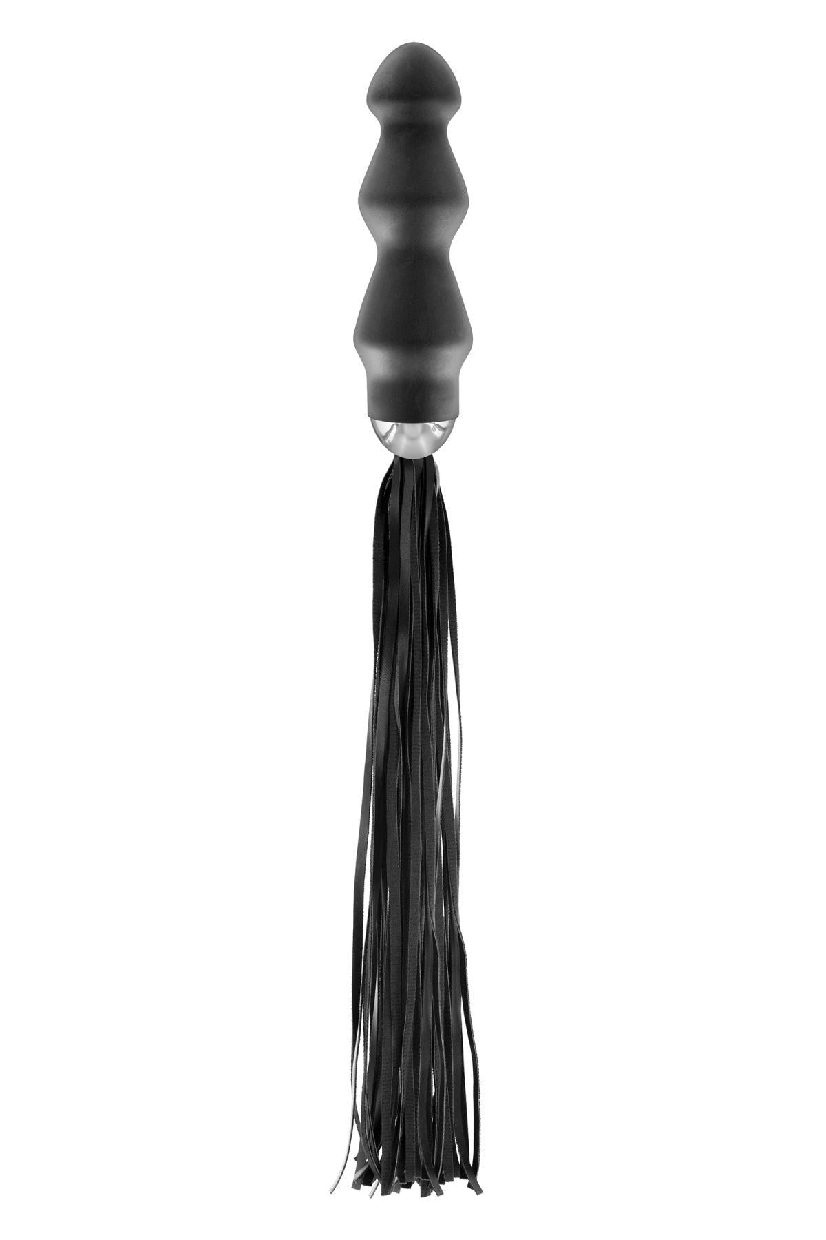 Флогер с ручкой-анальным плагом Fetish Tentation Whip with Plug Handle (30278637)