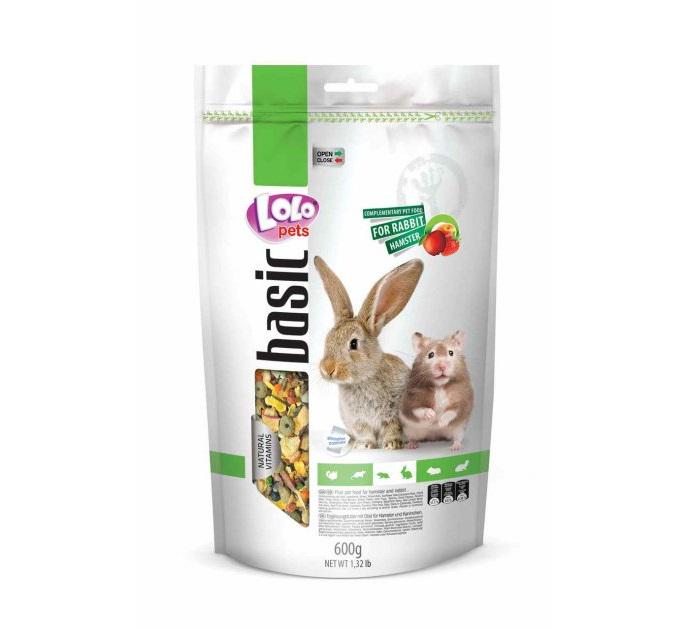 Корм для кролика и хомяка LoLo PETS Doypack повседневный 600 г Фруктовый (LO-70105)