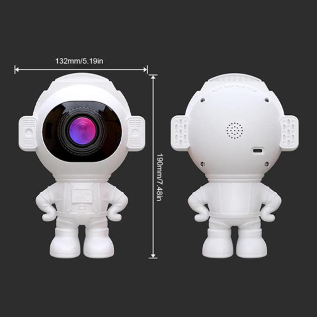 Проектор звездный 3D Astronaut 190х132 мм (523695) - фото 2 Проектор звездный 3D Astronaut 190х132 мм (523695) - фото 2