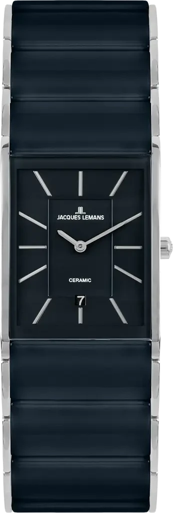 Наручные часы женские Jacques Lemans Dublin 1-1939F со стальным корпусом/сапфировым стеклом WR 50 м и черным циферблатом Наручные часы женские Jacques Lemans Dublin 1-1939F со стальным корпусом/сапфировым стеклом WR 50 м и черным циферблатом