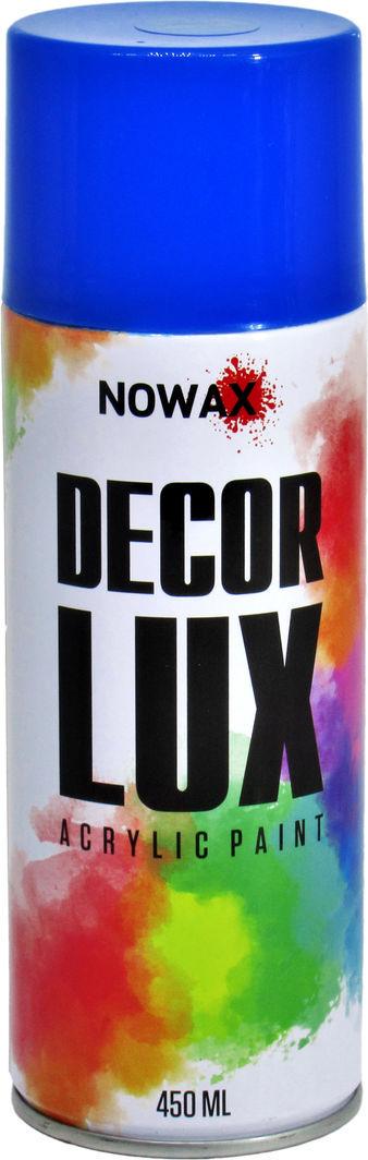 Краска-спрей Nowax Decor Lux 450 мл RAL 5015 Голубой (NX48032 5015)
