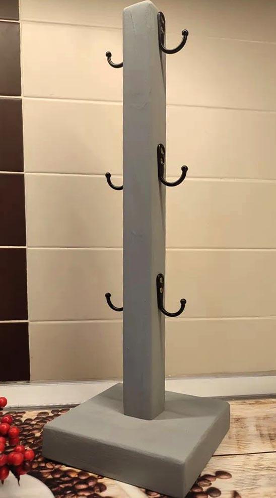 Стойка для кружек из дерева Нератан Маренго (СДК-008519) - фото 3 Стойка для кружек из дерева Нератан Маренго (СДК-008519) - фото 3