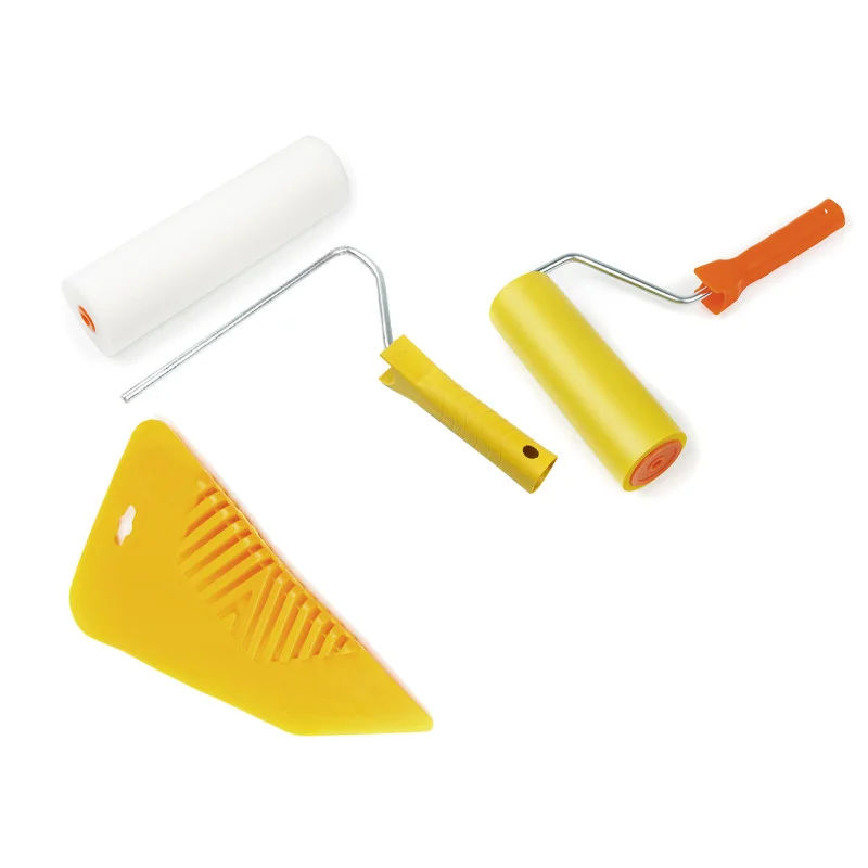 Набір для шпалер Polax притискний валик/шпатель шпалерний і поролоновий валик для клею (335-51)