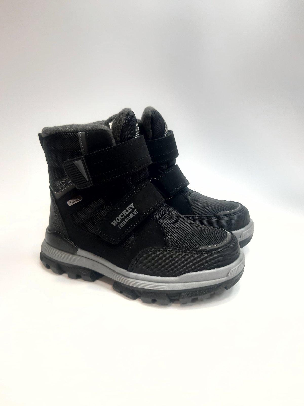 Ботинки зимние TOM.M для мальчика р. 34 21,8 см Черный (10723 A black)