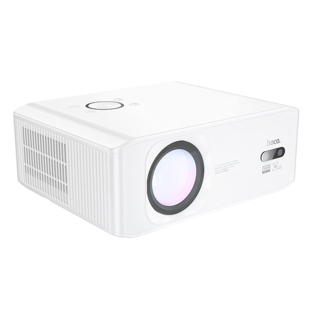 Проектор Hoco DT3 Smart electric Focus projector 2,4G/5G AUX/USB/AV/HDTV Белый (24194261) - фото 2