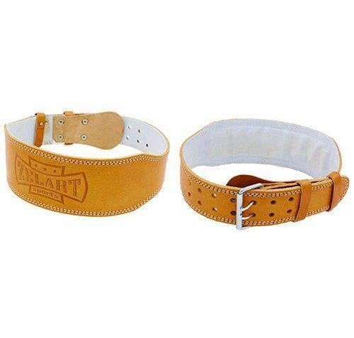 Пояс атлетический кожаный ZB-01016 XL Бежевый (34363002)