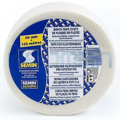 Стрічка-сітка армуюча для швів SEMIN Bande Grillagee зі скловолокна 50 мм 153 м (5478) - фото 2 Стрічка-сітка армуюча для швів SEMIN Bande Grillagee зі скловолокна 50 мм 153 м (5478) - фото 2