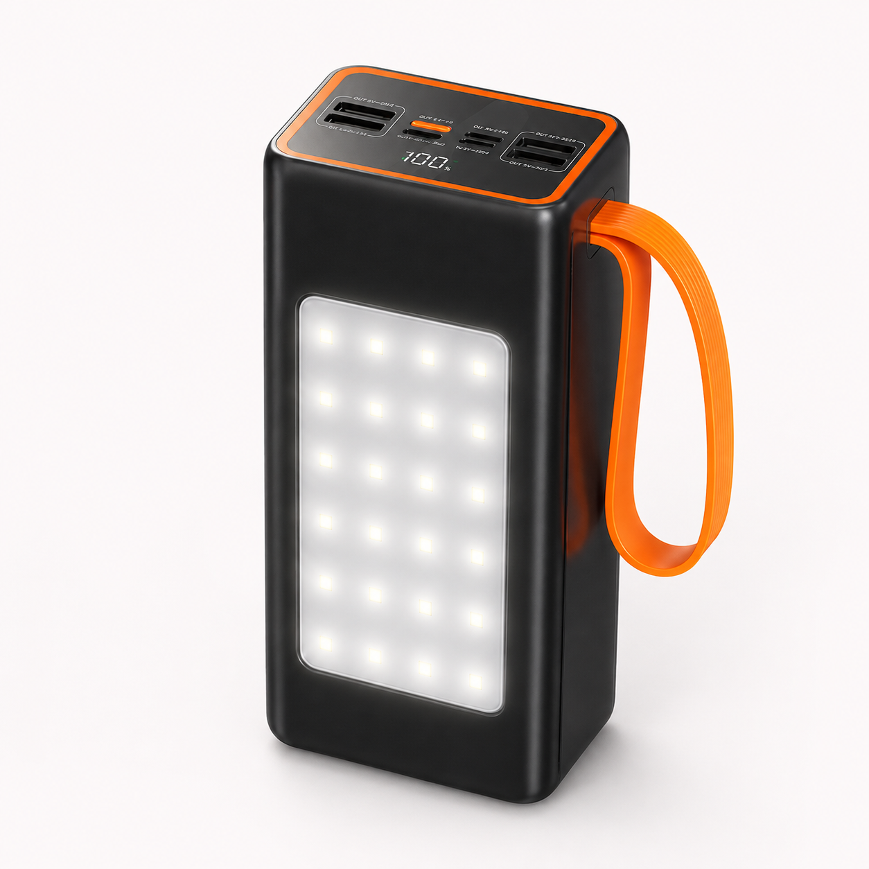 Повербанк Hoco JA88A 100000 mAh 22,5W с LED-фонарем с быстрой зарядкой (37284232) Повербанк Hoco JA88A 100000 mAh 22,5W с LED-фонарем с быстрой зарядкой (37284232)