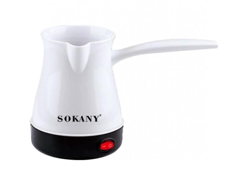 Электрическая турка Sokany Deluxe SK-205 500 мл 600 Вт Белый (30312453)