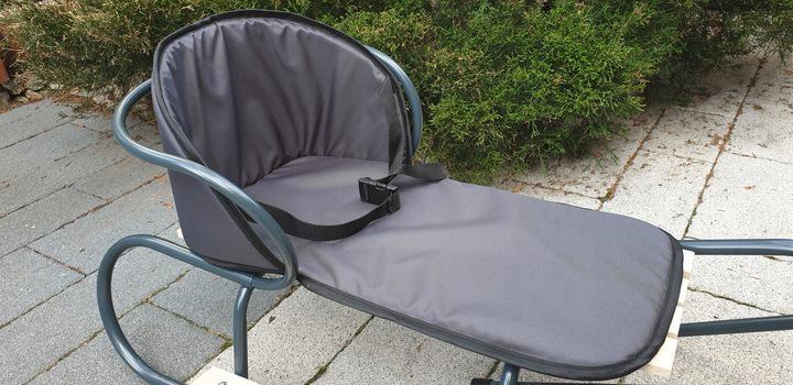 Санки Basic з матрациком Сірий - фото 3 Санки Basic з матрациком Сірий - фото 3