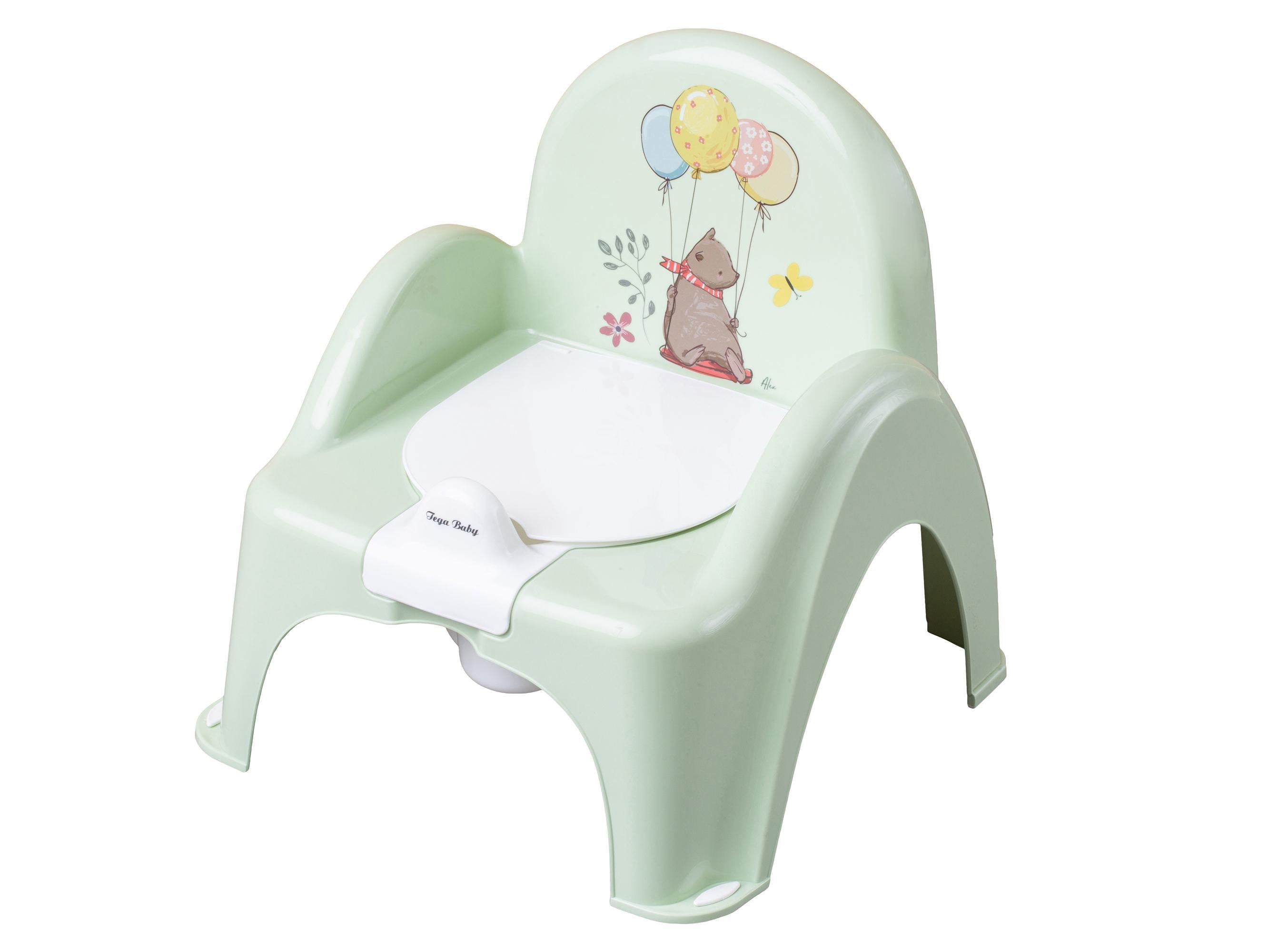 Горшок-стульчик с мелодией Tega Baby Лесная сказка Зеленый Горшок-стульчик с мелодией Tega Baby Лесная сказка Зеленый