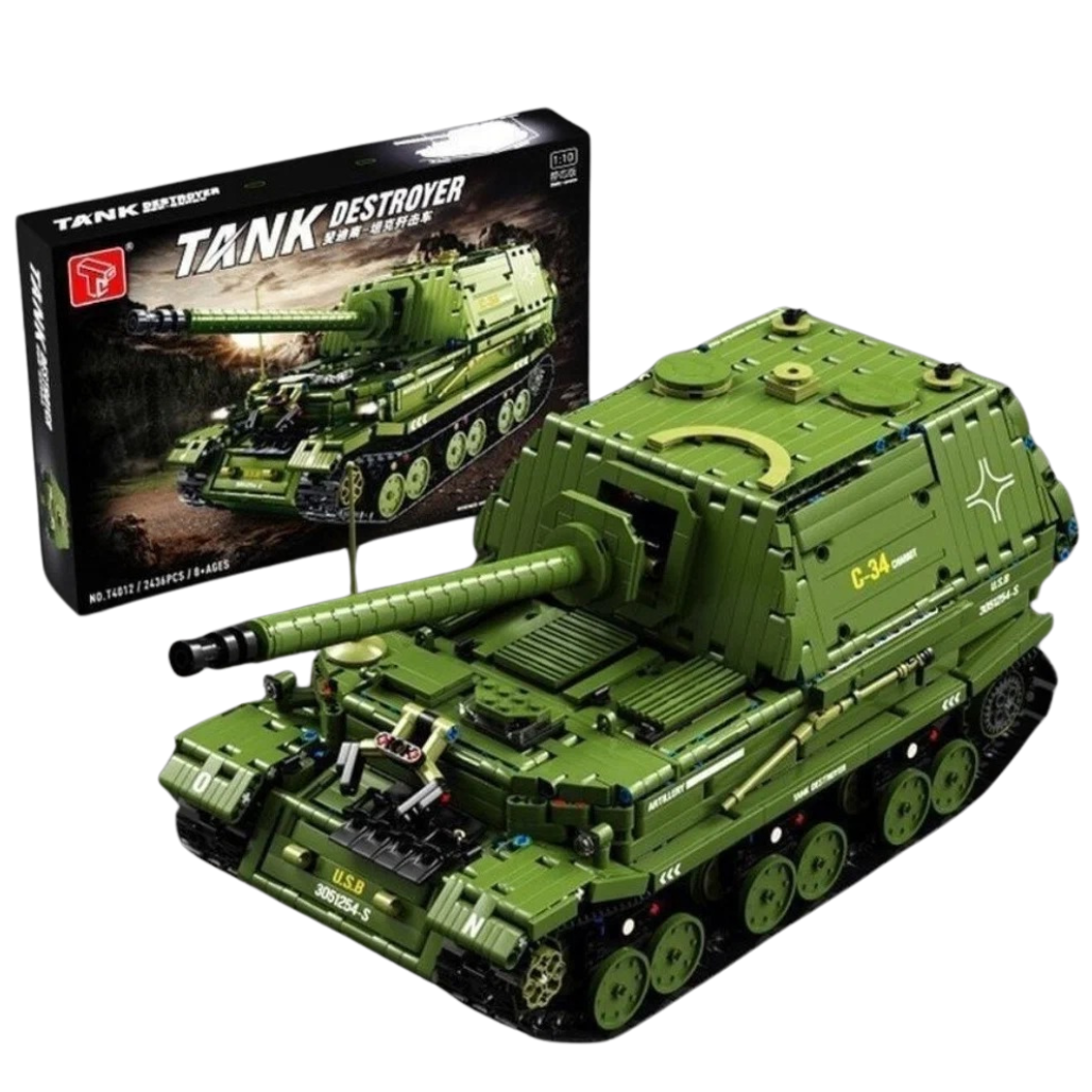 Конструктор Противотанковая самоходная установка T4012 2436 деталей