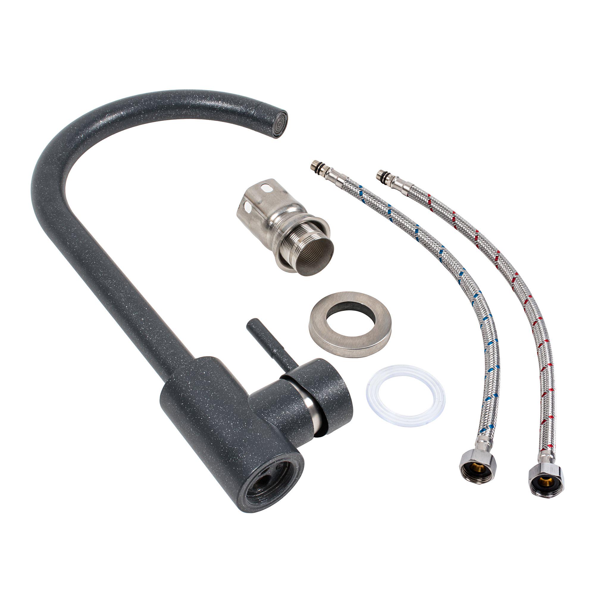 Змішувач Platinum 56 B NESP 3008 А Антрацитовий - фото 2 Змішувач Platinum 56 B NESP 3008 А Антрацитовий - фото 2