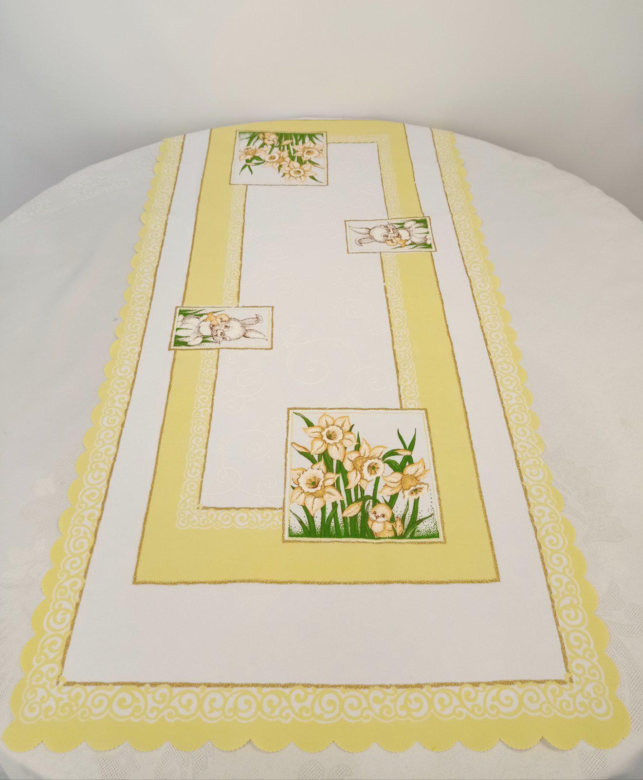 Дорожка пасхальная 50x110 см Easter Melody Yellow (CN14633)