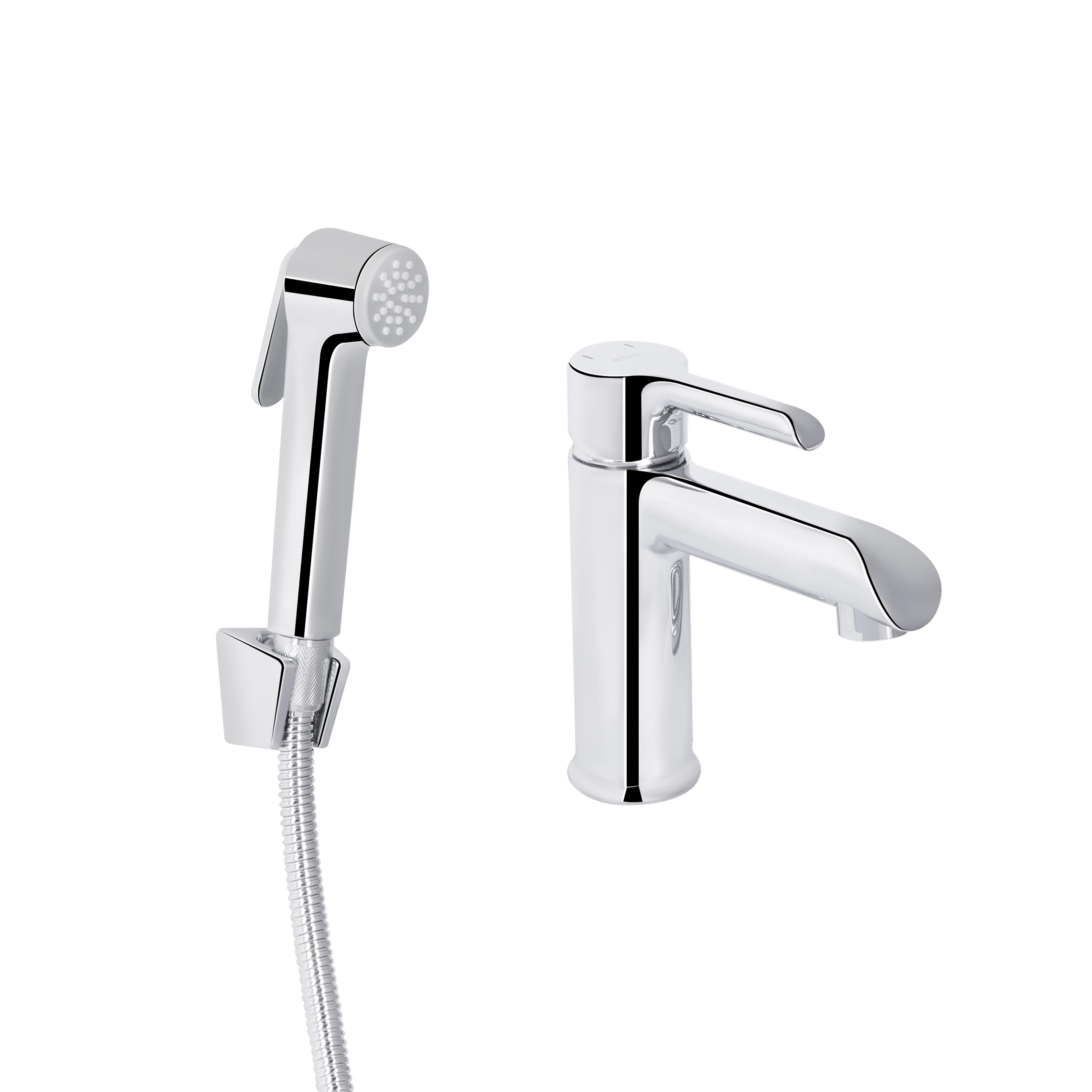 Смеситель для раковины Qtap Grand с гигиеническим душем QTGRA272CRM45670 Chrome