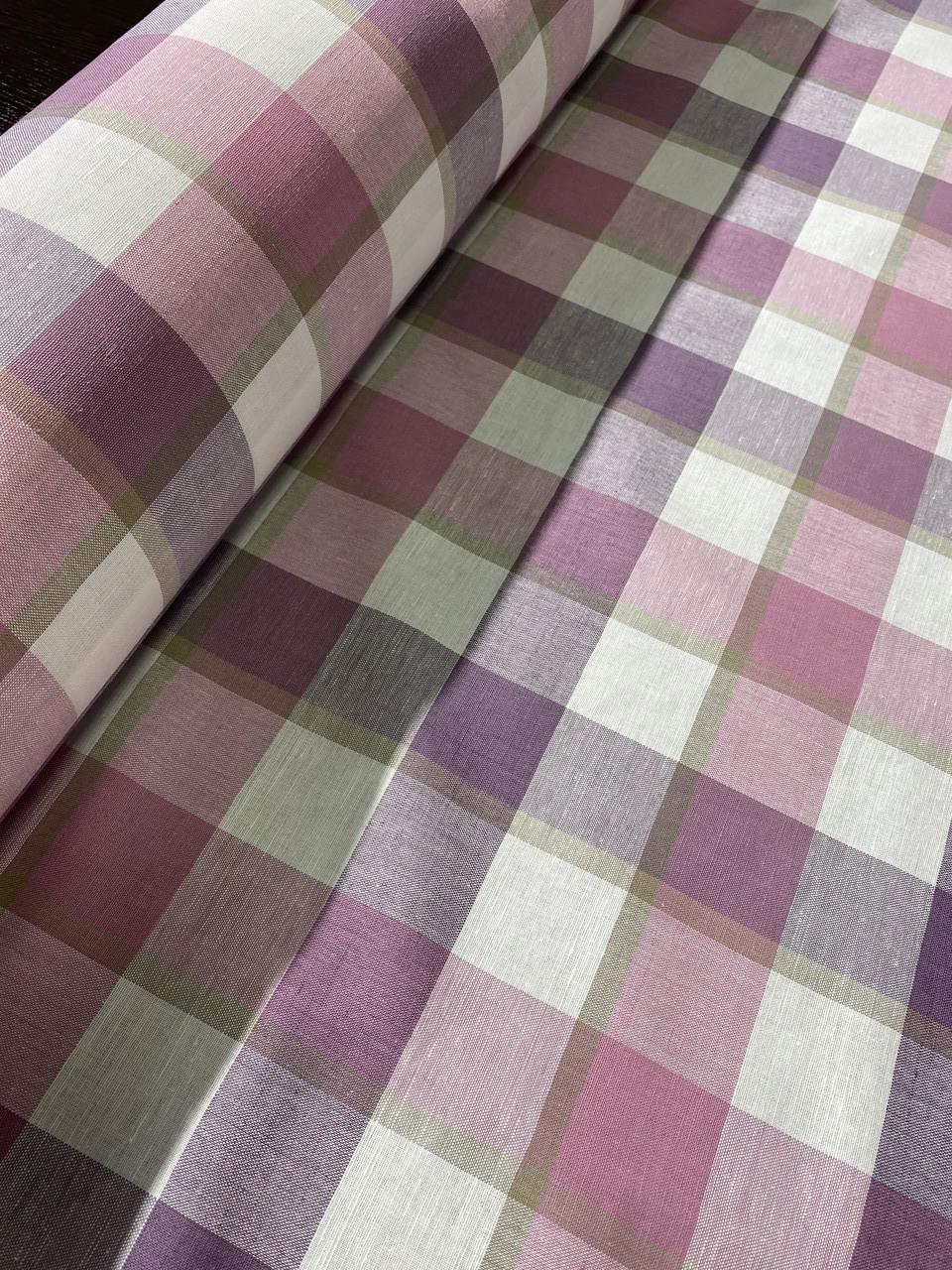 Ткань скатертная LINEN PLUS льняная 155 см 1/1 Меланж - фото 2