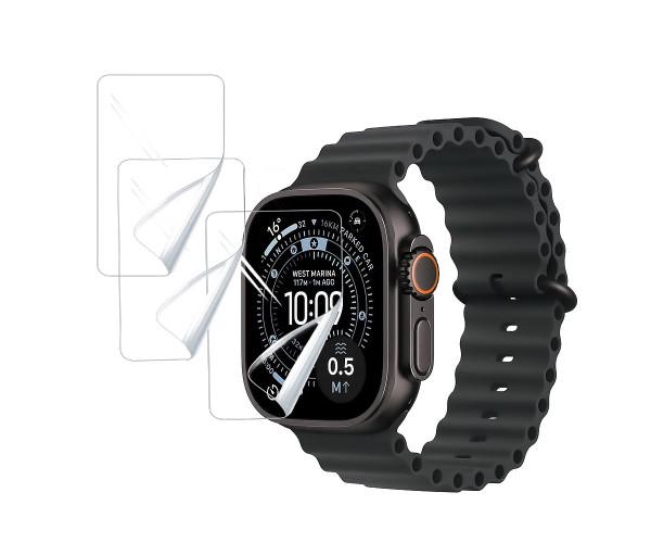 Пленка гидрогелевая Hydrogel Film для Apple Watch Ultra 3 6 шт. Transparent