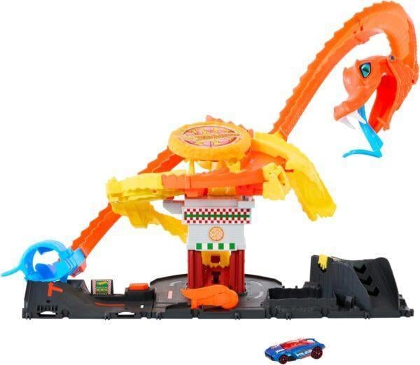 Трек Hot Wheels City Pizza Slam Cobra Attack Атака Кобры (HTN81)