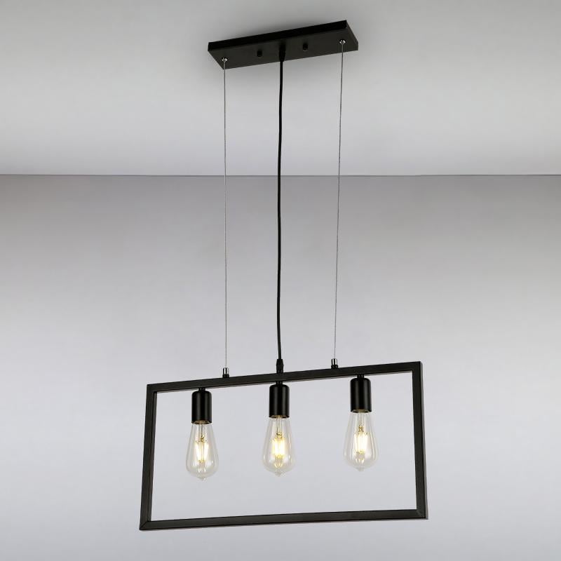 Люстра подвесная Лофт Light House LS-14648-3 Черный