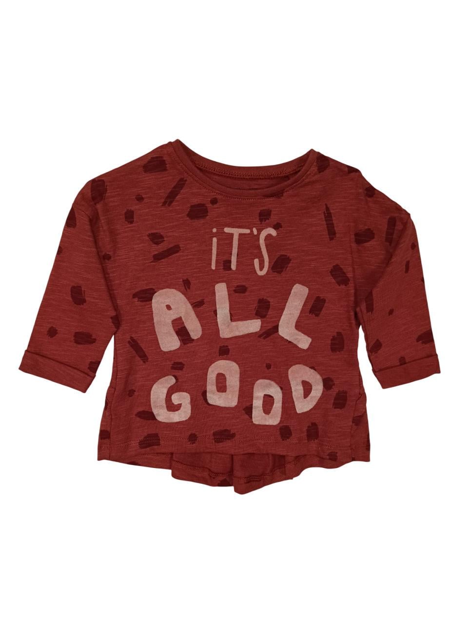 Туніка для дівчинки NEXT 68 см Бордовий (0427)