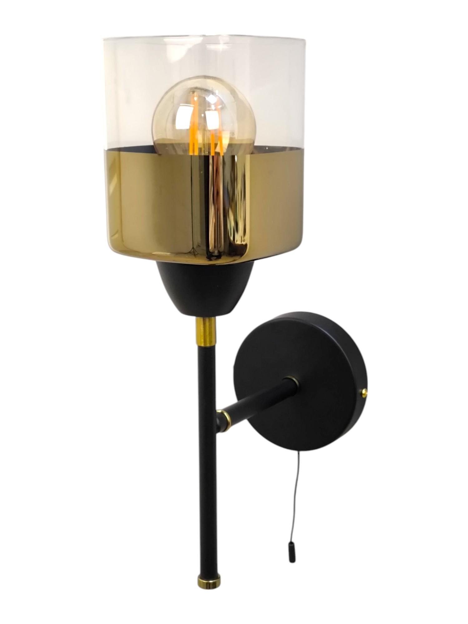 Бра BR-270W/1 E27 PB+BK (29-416)