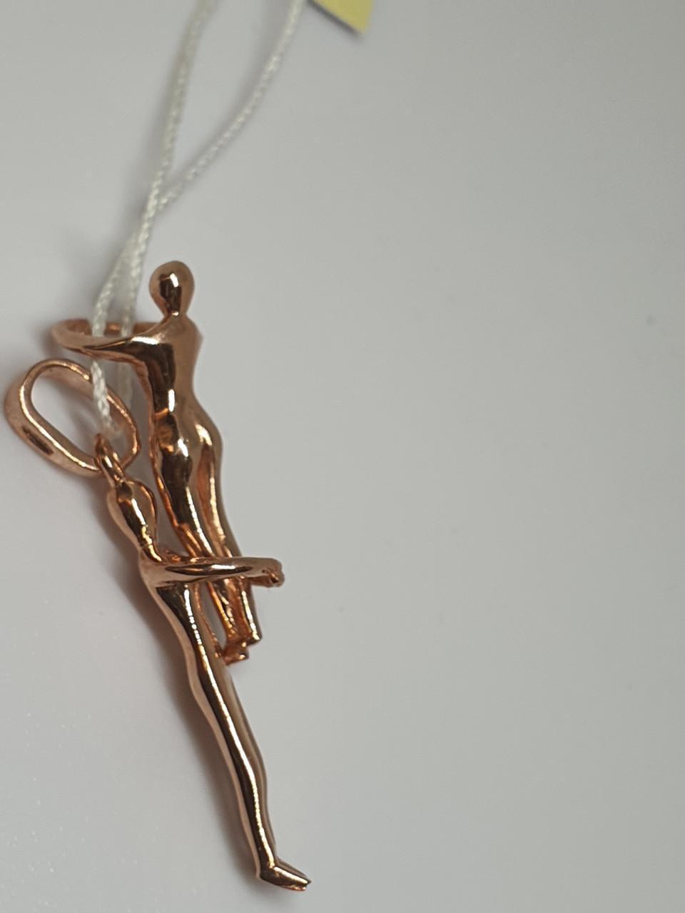 Кулон срібло Люди Пара що обіймаються позолота 925 проба (2554492132) - фото 3 Кулон срібло Люди Пара що обіймаються позолота 925 проба (2554492132) - фото 3