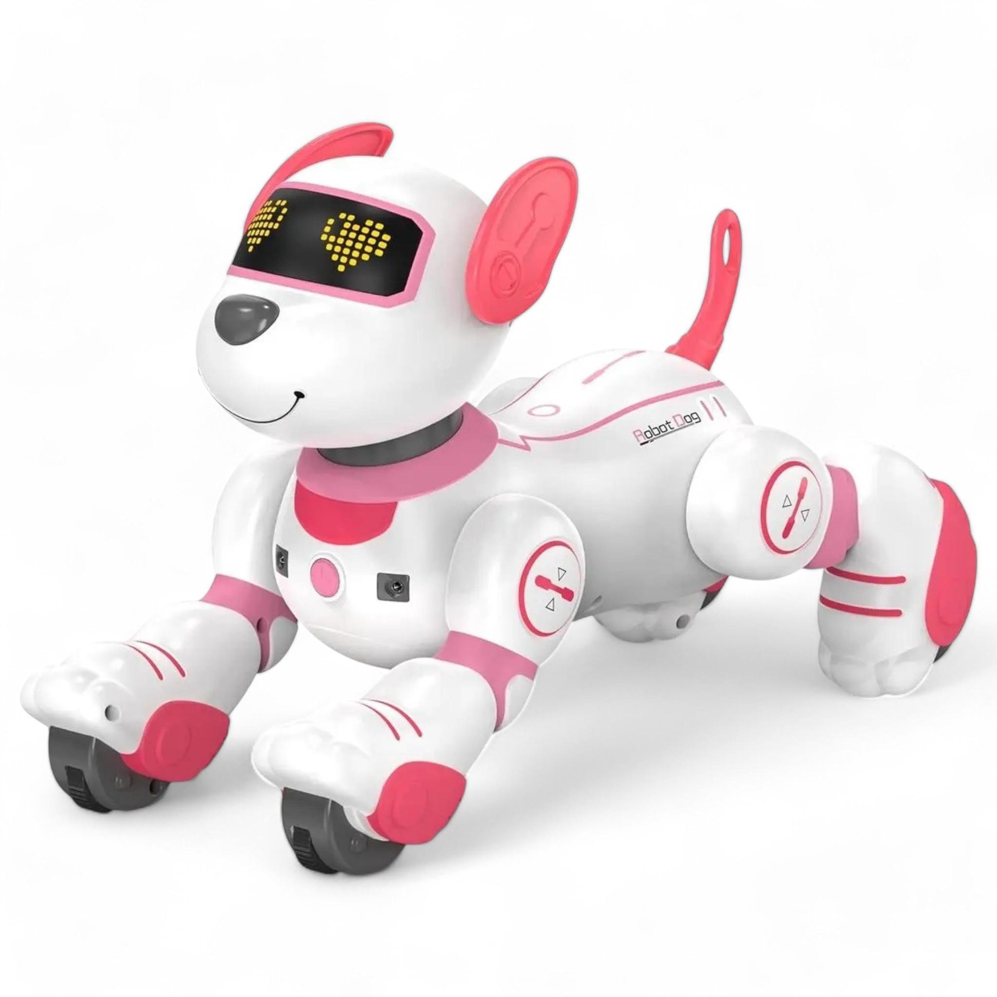 Робот Kai Lun Toys Smart Stunt Dog Pink акумулятор 3,7V звукові та світлові ефекти на радіокеруванні (R_1533Pink)