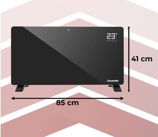 Обогреватель Zelva мощный с WiFi управлением и пультом дистанционного управления 2300-2500 W - фото 4