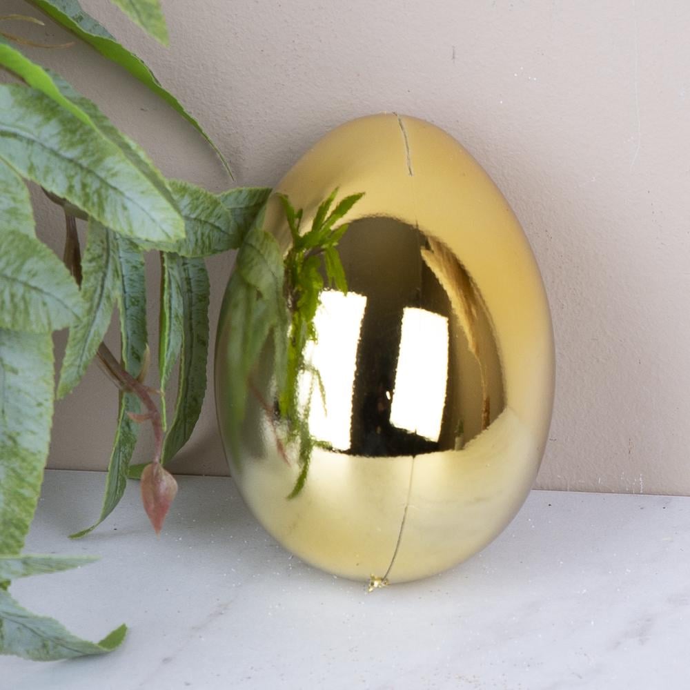 Декор гальваническое яйцо 9 см (LI002636)