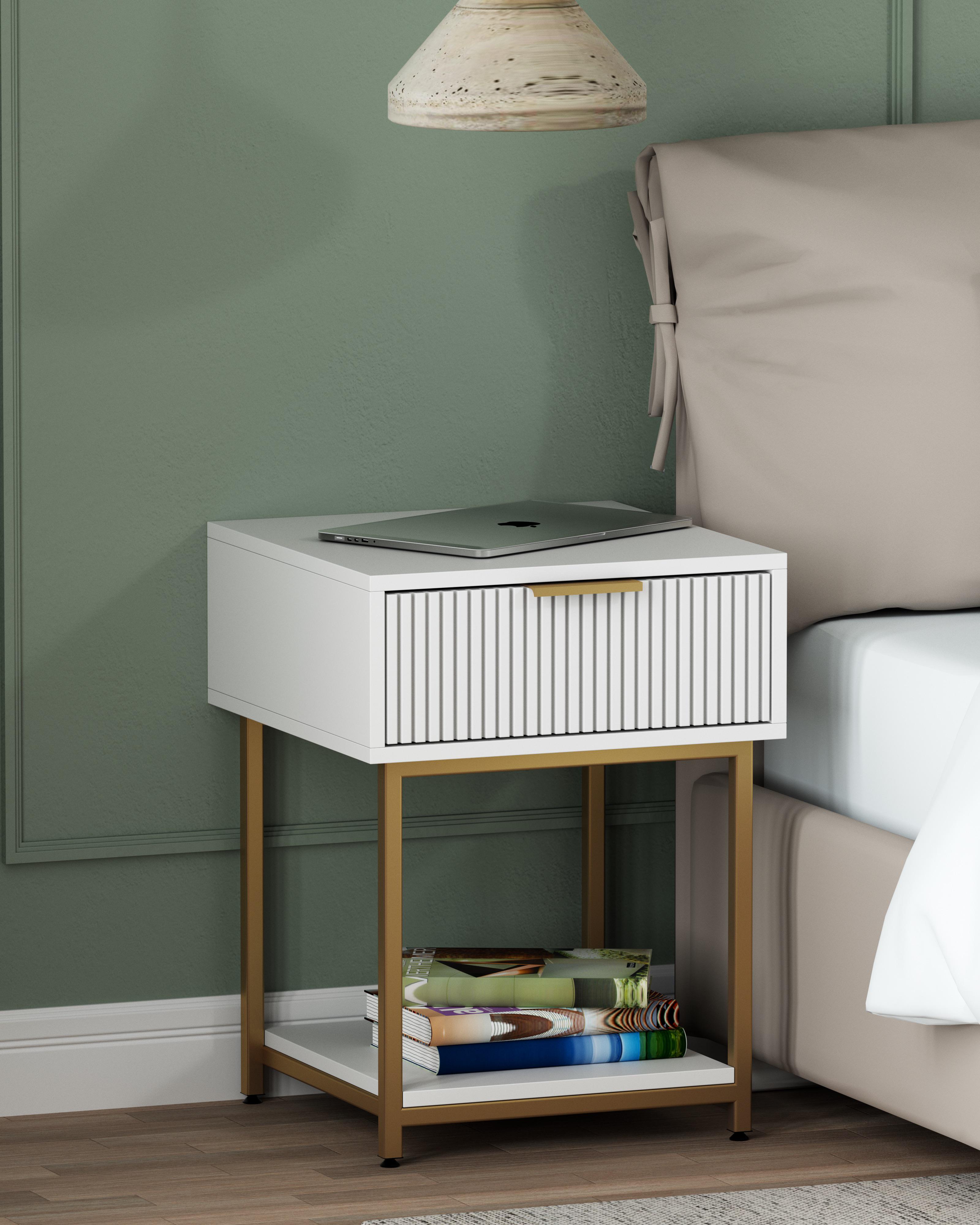 Тумба прикроватная из металла и массива ясеня PT14-MY 600х450х450 мм Тумба прикроватная из металла и массива ясеня PT14-MY 600х450х450 мм