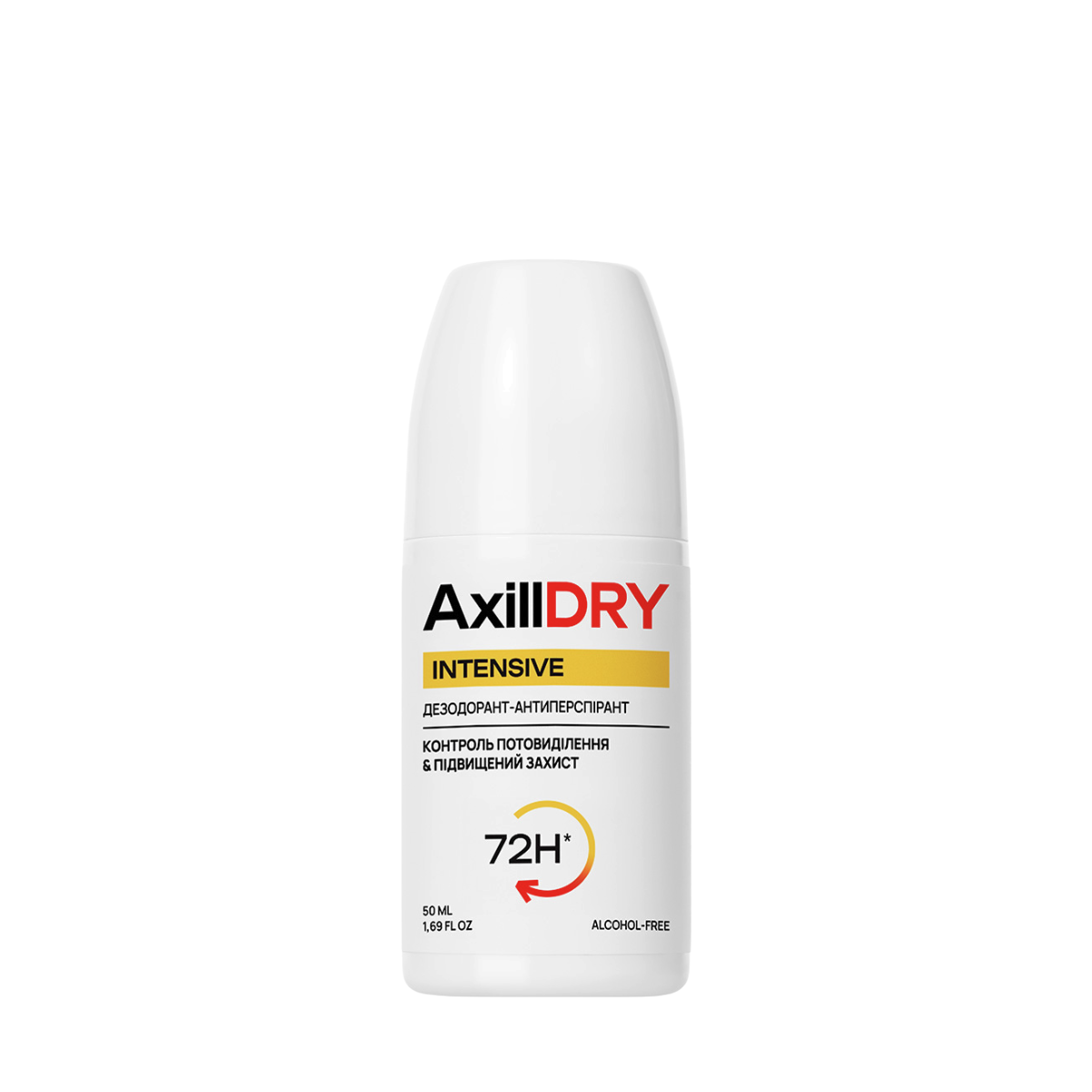 Антиперспирант от пота шариковый AxillDRY Intensive 72 часа 50 мл