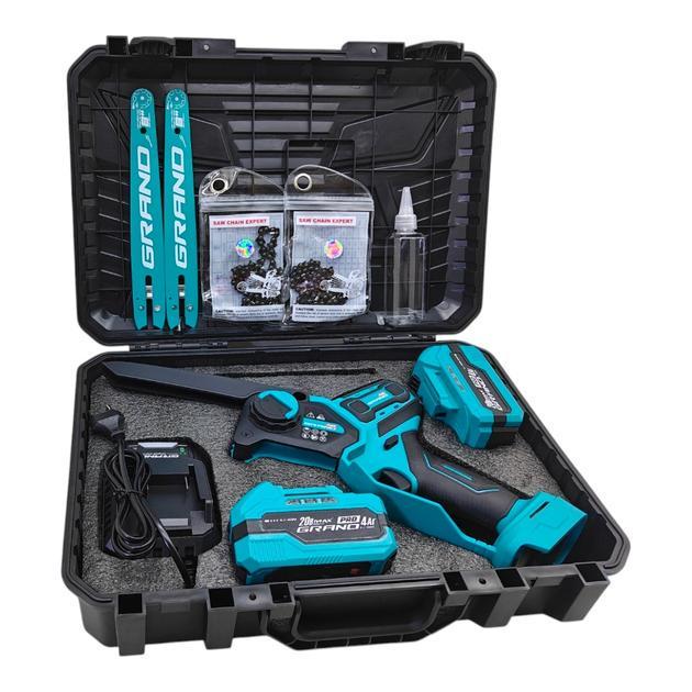 Пила ланцюгова акумуляторна Grand АПЦ-8HS/4-2 з секатором Grand СА-30F/20BL-base з подовжувачем 3 м (30782659) - фото 2 Пила ланцюгова акумуляторна Grand АПЦ-8HS/4-2 з секатором Grand СА-30F/20BL-base з подовжувачем 3 м (30782659) - фото 2