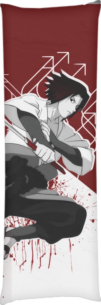 Подушка дакимакура Uchiha Sasuke Naruto 60x180 см (14101996)