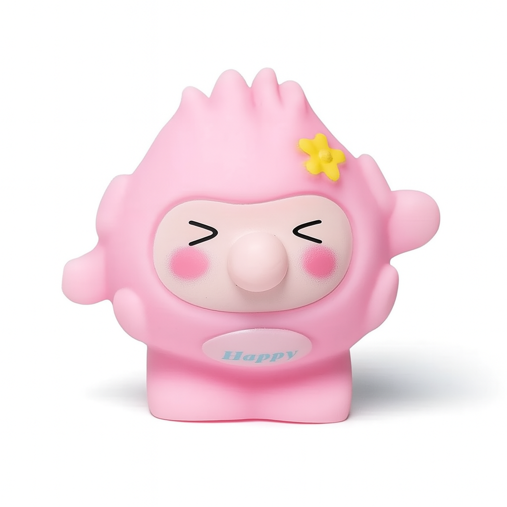 Антистресс фрукт надувающий пузырь мел Розовый (0225)