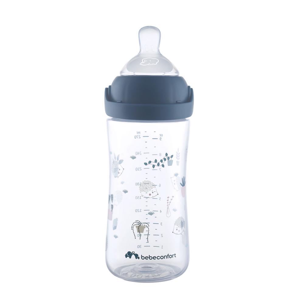 Бутылочка для кормления Bebe Confort 3102209130 Emotion Physio Urban Garden 270 мл Синий (3220660342136)