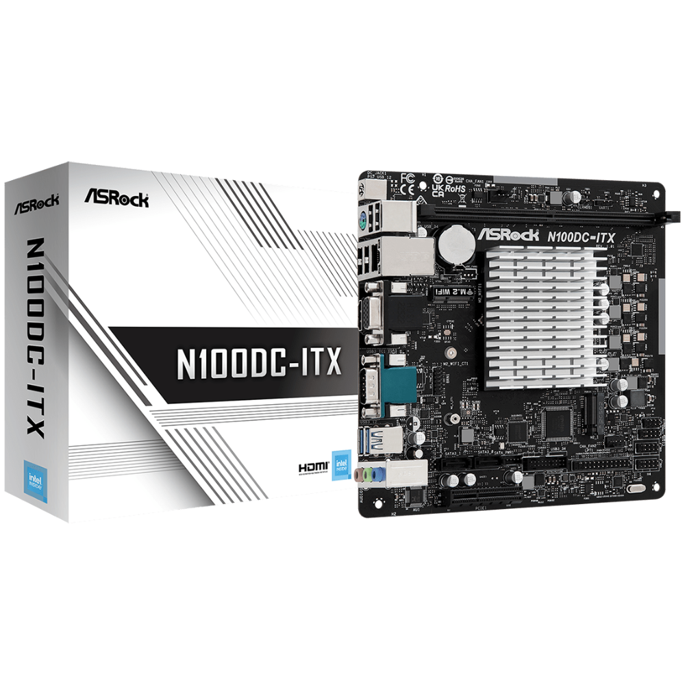 Материнская плата ASRock N100DC-ITX (12430108) - фото 4