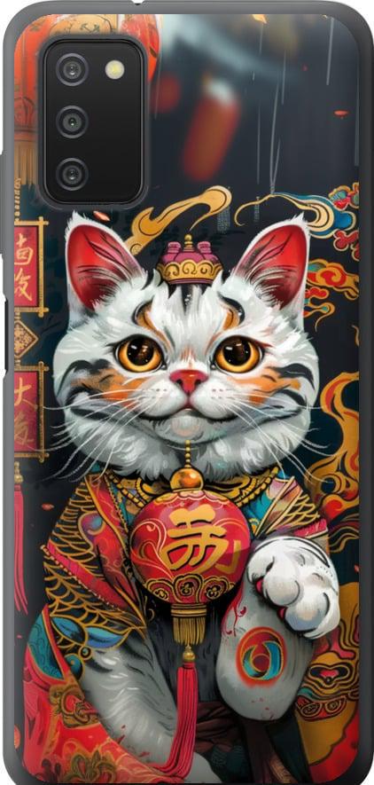 Чехол на Samsung Galaxy A03s A037F China Cat v2 (6135t-2381-42517) Чехол на Samsung Galaxy A03s A037F China Cat v2 (6135t-2381-42517)