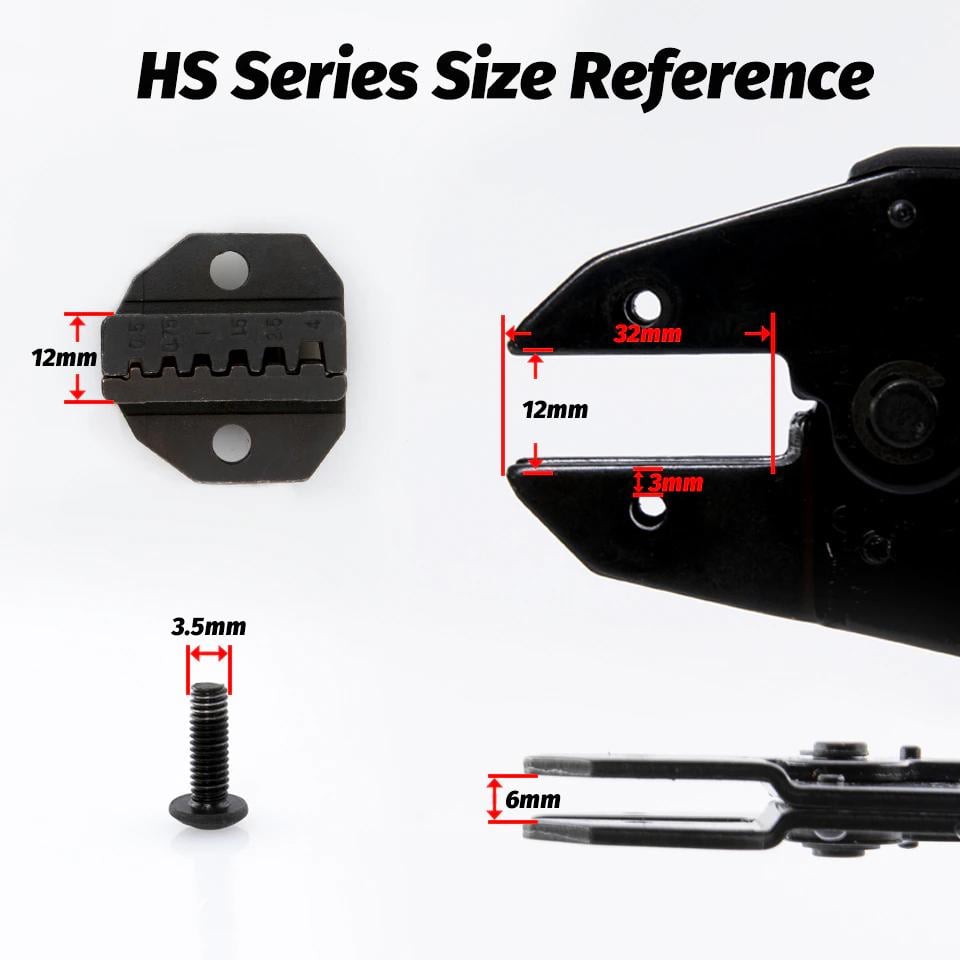 Матриця для кримпера серії HS Tactix AV HS-02H RG 55/59 (AHS-02H) - фото 4