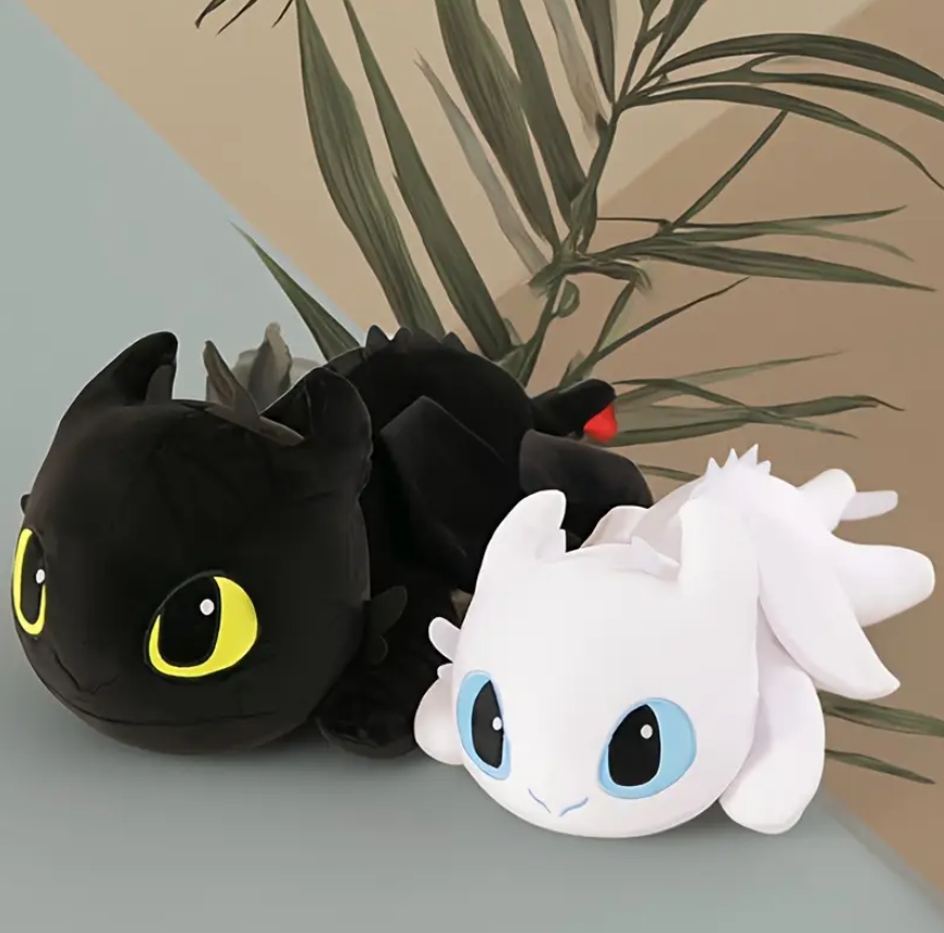 М'яка іграшка плюшева Беззубик Нічна Фурія Дракон 40 см Чорний (ЧБ156) - фото 4 М'яка іграшка плюшева Беззубик Нічна Фурія Дракон 40 см Чорний (ЧБ156) - фото 4