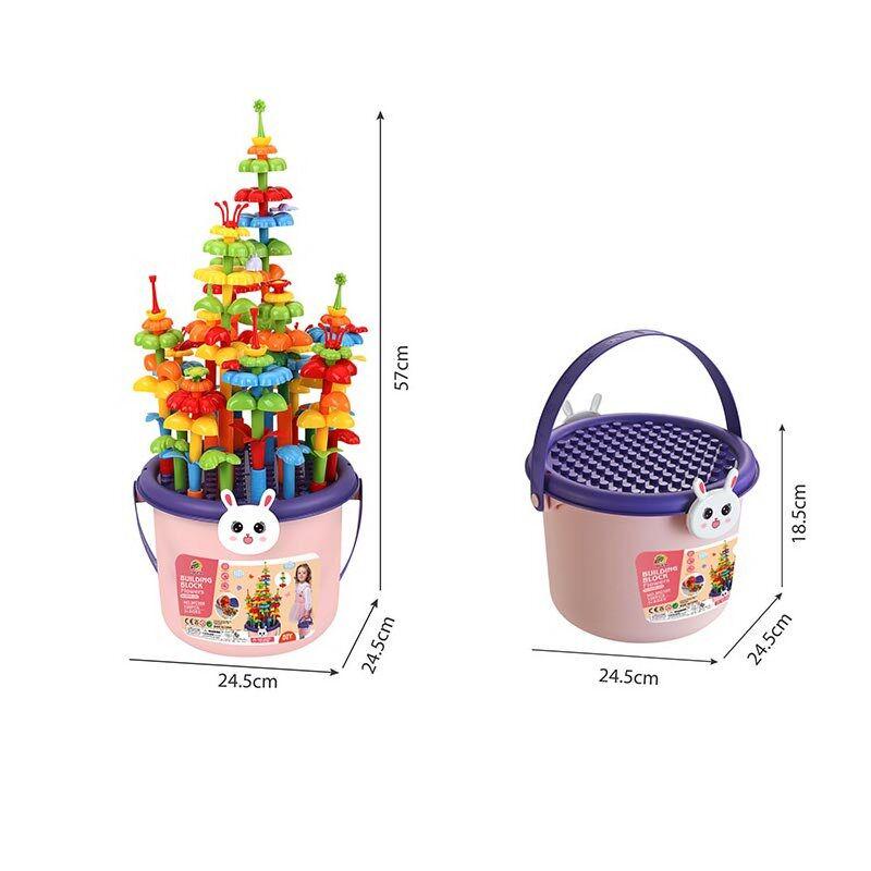 Конструктор дитячий Квітуча галявина 156 деталей/наліпки Multicolor (159482) - фото 2