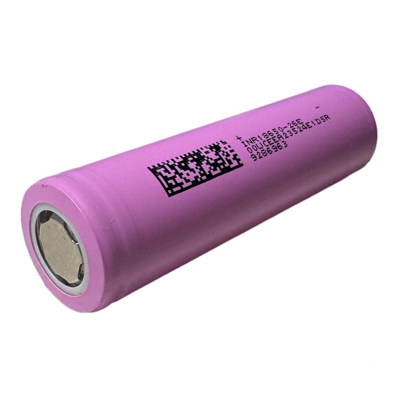 Акумулятор літієвий Li-Ion 18650 4,2 V INR 5C 30 mΩ 2600 mAh (INR1865026E)