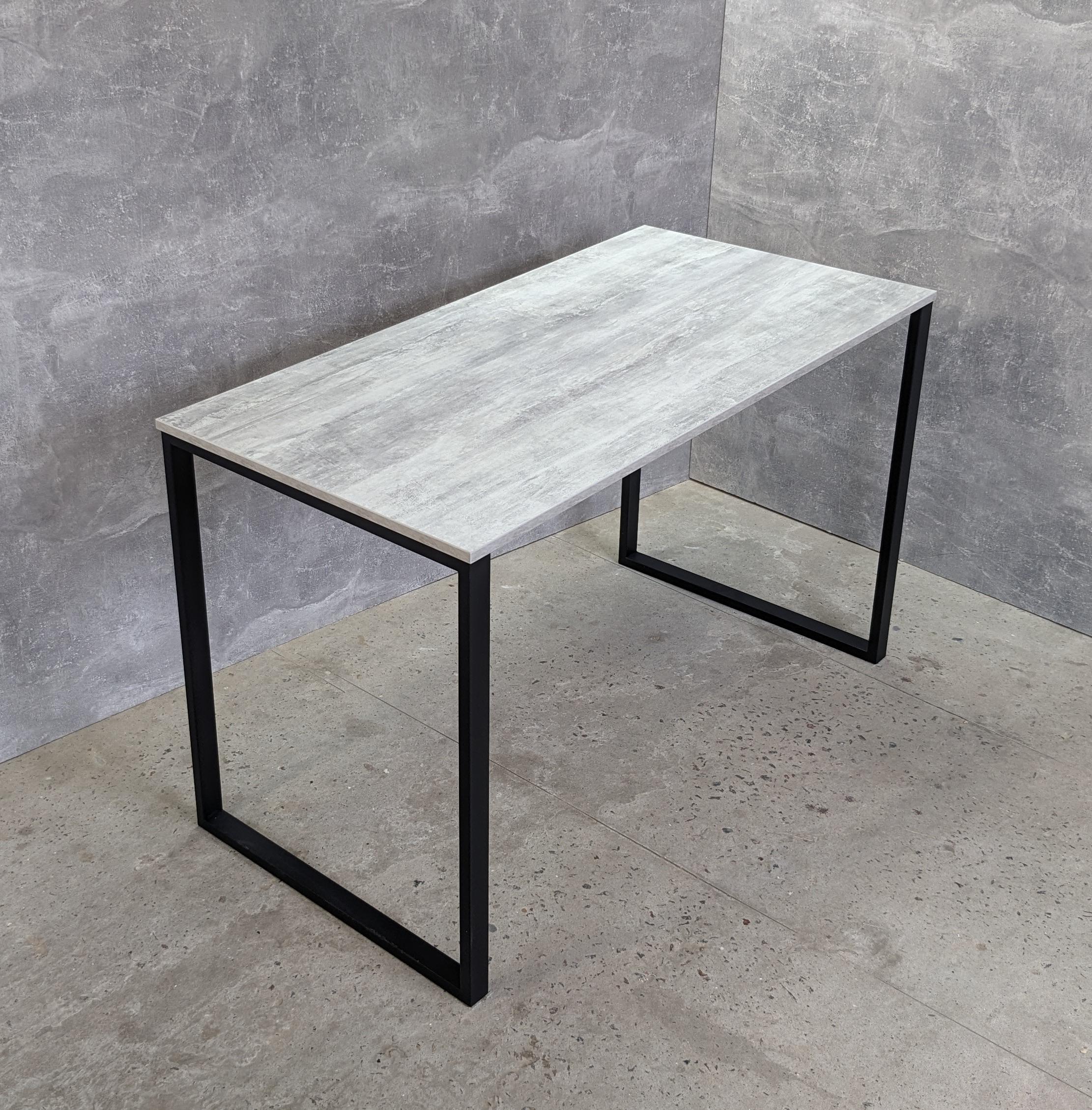 Стол письменный в стиле Лофт М1 1200x600x16 мм/40x20 мм Урбан лайт (29041649)