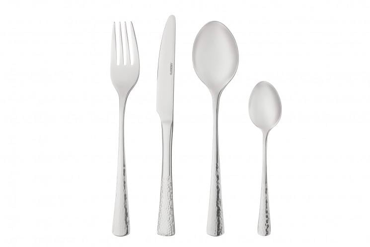 Набор столовых приборов Ardesto AR1924HS Gemini Hammered нержавеющая сталь 24 пр. (2164299203)