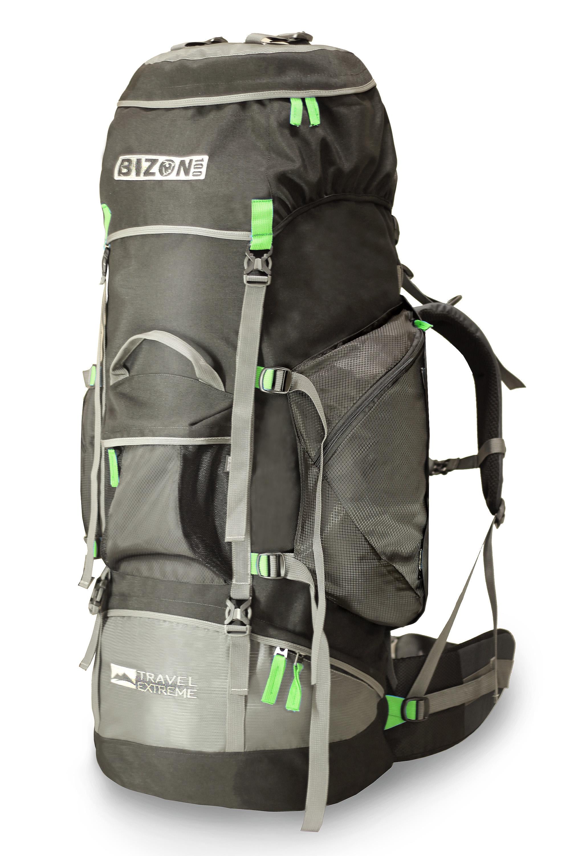 Рюкзак TravelExtreme BIZON 100 л Black/Green (ТE-Р001black+green)